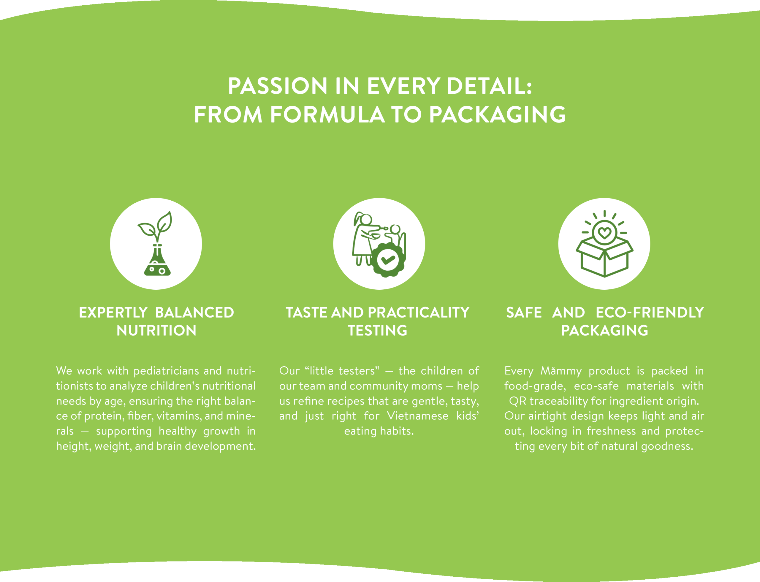 Mammy's passion for the product